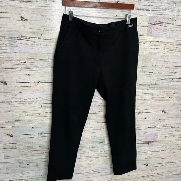 Badgley Mischka Black Dress Pants  Slacks Trousers 10 - Picture 1 of 8